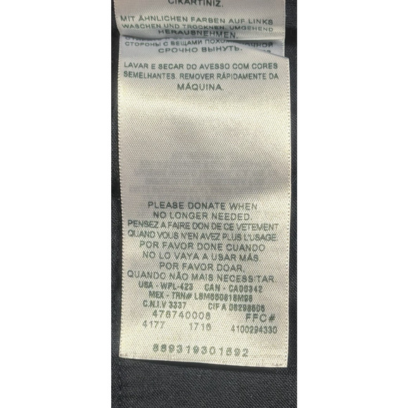 Dockers Dress Pants Men's 38x32 Navy Blue Relaxed Fit Stretch Logo Casual/Office - Picture 11 of 15